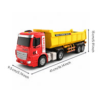 Inertial Toy Truck with Trailer Plastic Transport Truck Toy Friction Powered Interactive for Children, Toddlers, Playroom, Play Mat