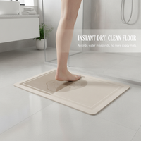 Diatomaceous Earth Bath Mat Non-Slip Absorbent Quick Dry for Bathroom Entryway