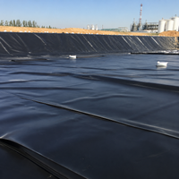 HDPE Geomembrane Geotextile Membrane Impermeable Sheet Ground Stabilization Sheet Civil Engineering Sheet