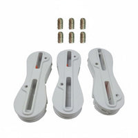 3 Pieces 8-Shaped Fin Slot Fin Plug Easy Installation Fusion Fins Plug Set Impact Resistant Tail Fins Slot for DIY Builders