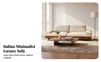 L-Shaped Chaise Sectional Italian-Inspired design configurable Upholstered Sofa Understated Luxury Living Room Seating for Homeowners, Families, Hotel Lobby