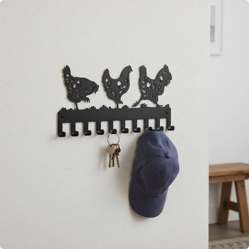 Decorative Keychain Holder Sturdy Decorative Avian Coat Hangers Sturdy Duty