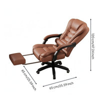 Reclining Office Chair Headrest Reclining Desk Chair Armrests for Home