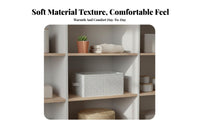 Foldable textile Box fold-flat Design Closet Organizer particulate matterresistant for Dorm Room