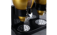 Food-Safe-Complimentary Triple Cereal Dispenser Compact Cereal Dispenser with Crumb Tray Space-Saving Container Shatterproof for Kitchen