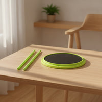 Drum Training Pad with Drumsticks Low-Noise Drum Practice Pad with Sticks Responsive Percussion for Pre-Practice