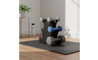 Dumbbell Tree Stand Space-Saving V-Shaped Dumbbell Rack Easy Assembly Vertical Weight Organizer for Office