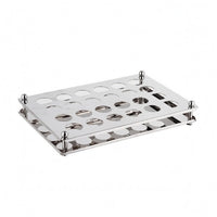 Perforated Liquor Glass Rack Corner Posts Liquor Glass Rack Long-Lasting
