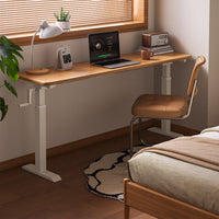 Electric Standing Desk Low Noise Motor Height Adjustable Computer Desk Ergonomic Design Workstation for Remote Workers, Students, Study Room, Bedroom