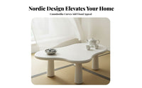 CumulusShaped Low Table Minimalist Aesthetic CumulusShaped Centerpiece Small Space Suitable Modern Aesthetic