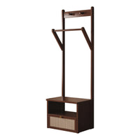 Clothes Rack with Drawers and Shelves Versatile Garment Rack with Drawers Sturdy