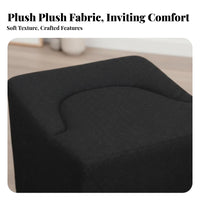 Sculptural Cube Stool Nordic design Ottoman adaptable for Lounge Area, Entryway