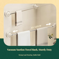 No-drill suction towel bar