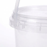 Bucket Lid Carry Handle Storage Container, Transparent Storage Bucket Lid, Handle Storage Unit Conta - Image 9