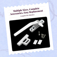 Aluminum casement handle lock