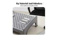 Angled beneath-desk Footrest Reduces Fatigue Footstool Portable for Adults, video game enthusiasts