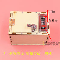 小学生创意科学实验发明器材diy机械密码箱制作材料stem玩具批发