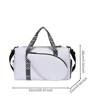 Large Capacity Badminton Racket Bag Portable Wet Dry Separation Bag Lightweight Easy to Clean for Training