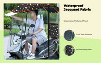 Electric Motorcycle Rain & Sun Shield, Stainless Steel