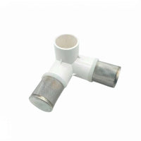 Triple Aquarium Connector PVC Aquarium Strainer Fitting White T Tube Connector