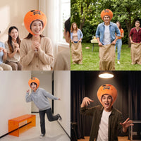 Cozy Costume Headpiece with Face Opening Lightweight Fuzzy Headpiece Funny Fuzzy Hat Party for Performers, Photoshoots, School Events