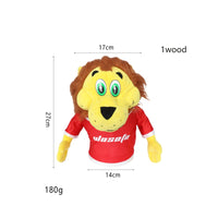 Velvety Driver Cover Scratch Protection Lion Golf Headcover for Golfers