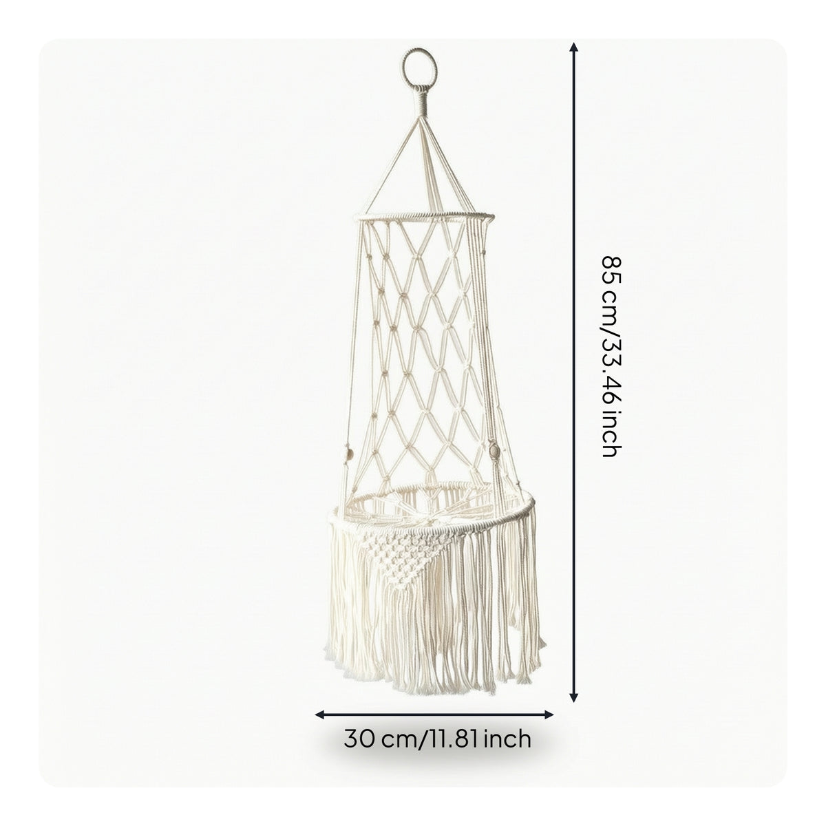 Macrame Cat Sling Handwoven Hanging Cat Sling Decorative for Small Pets