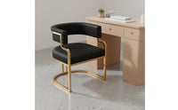 Comfortable Minimalist Salon Chair Ergonomic Design Upholstered Armchair Easy to Clean for Reception Area, Negotiation Room