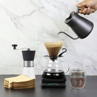 Pour over Coffee Set with Case Portable Trip Coffee Maker Kit All in One for Campers, Office