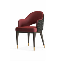 Upholstered Shell Chair Modern Design Seating Furniture Soft Upholstery Thickly Cushioned for Homeowners, Adults