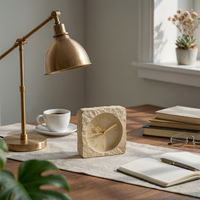 Modern Desk Timepiece Luxury Home Decor Minimalist for Study