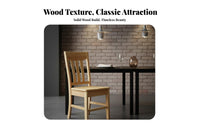 Mortise and Tenon Joinery Solid Wood Dining Chair Assembly-without Backrest Dining Chair Stable Construction Household Furniture Easy Maintenance for Families, Homeowners, Hotel Managers, Home, Cafe