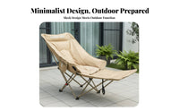 Highsupport Moon Chair sturdy Duty Folding Lounger Integrated drink Holder for Adults