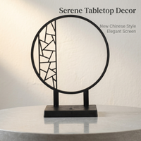 Folding Screen Ornament, Study Desk Folding Screen, Mini Partition Home Office, Desktop Divider, Vin - Image 8