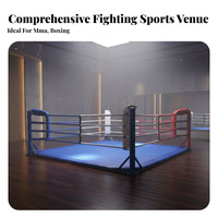 MMA Eight-Sided Cage Competition Ready Boxing Arena Heavy Duty Construction Fighting Stage for Professionals, Athletes, Gym