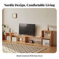 Stackable Cube Organizer Space-Saving Exposed Storage Cube Multi-Purpose