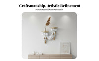 Bowknot Wall Shelf Space Saving Ornate Resin Wall Bracket Easy to Hang for Women