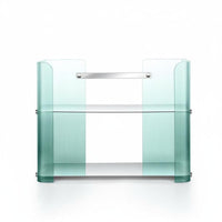 2-Tier Organizer Shelf Versatile Use 2-Tier Fluted Shelf Multi-Purpose for Women