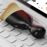 Computer Keyboard Cleaning Brush Versatile Keyboard Cleaning Brush Compact & Portable Soft Fiber Duster for Enthusiasts, Office, Gaming Environment