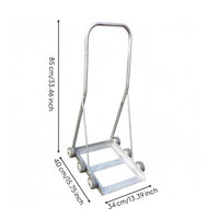 Fruit Vegetable Trolley Easy to Move Household Organizer Heavy-Duty