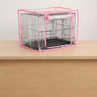 Bird Cage Cover with Transparent Cage Cover Panel, EVA Material Anti-Wind Birdcage Cover, Zippered Indoor Outdoor Pet Cage Cover for Guinea Pig