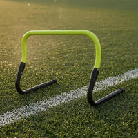 Foldable Training Hurdle ABS Plastic Foldable Agility Hurdle Athletic Gear Curved Top Bar Easy Setup for Soccer Practice