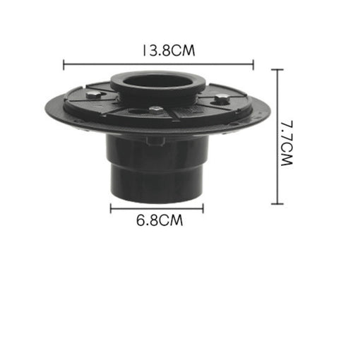 Flange Drain Base Leakproof Bathroom Hardware Easy Installation