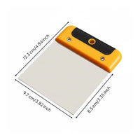 Rust Proof Stainless Steel Putty Wall Scraper Tool Long-Lasting Plaster Scraper Ergonomic Handle for Painters, DIY Enthusiasts, Construction Workers, Plastering, Painting Setup, Home Improvement