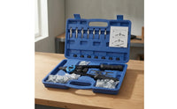Rivet Nut Tool with Carrying Case Non-Slip Rivet Nut Kit with Case Portable Hand Riveter Tool for Mechanics, Garage