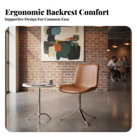 Vintage design Metal Frame Upholstered Chair Minimalist Design paded Metal Frame Chair Multi-Purpose Indoor Furniture Ergonomic spinerest for Homeowners, Business Owners, Readers, Office, Lounge Area, Bedroom, book alcove