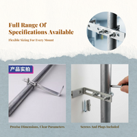 Reliable Iron Pipe Bracket, Galvanized, Secure Installation