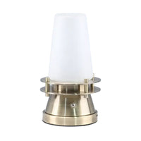 Table Lamp with Metal Base Compact Bedside Lamp Stylish for Cafe, Living Room