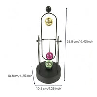 Moving Desk Ornament Arched Design USB Desk Ornament Glossy Spheres