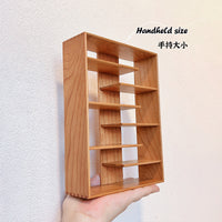 Mini Storage Shelf Dollhouse Furniture DIY Bookshelf Display M181